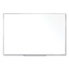 Non-Magnetic Whiteboard with Aluminum Frame, 72.63 x 48.47, White Surface, Satin Aluminum Frame, Ships in 7-10 Business Days