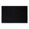 Aluminum-Frame Recycled Rubber Bulletin Boards, 72.5" x 48.5", Confetti Surface, Satin Aluminum Frame