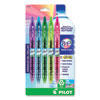 <strong>Pilot®</strong><br />B2P Bottle-2-Pen Recycled Gel Pen, Retractable, Fine 0.7 mm, Assorted Ink and Barrel Colors, 5/Pack