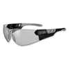 Skullerz Saga Frameless Safety Glasses, Black Nylon Impact Frame, Anti-Fog Indoor/Outdoor Polycarbonate Lens