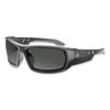 Skullerz Odin Safety Glasses, Matte Black Nylon Impact Frame, Polarized Smoke Polycarbonate Lens