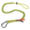 Squids 3100 Lanyard with Aluminum Carabiner + Cinch-Loop, 10 lb Max Working Capacity, 35" to 45" Long, Lime