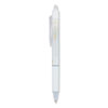 <strong>Pilot®</strong><br />FriXion Clicker Design Erasable Gel Pen, Retractable, Extra-Fine 0.5 mm, Black Ink, White Barrel, Dozen