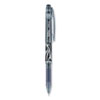 <strong>Pilot®</strong><br />FriXion Point Erasable Gel Pen, Stick, Extra-Fine 0.5 mm, Black Ink, Black/Silver/Smoke Barrel