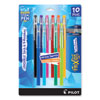 <strong>Pilot®</strong><br />FriXion ColorSticks Erasable Gel Pen, Stick, Fine 0.7 mm, Assorted Ink and Barrel Colors, 10/Pack