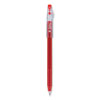 <strong>Pilot®</strong><br />FriXion ColorSticks Erasable Gel Pen, Clipless Stick, Fine 0.7 mm, Red Ink, Red Barrel, Dozen
