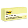 <strong>Post-it® Notes</strong><br />Original Pads in Canary Yellow, 1.38" x 1.88", 100 Sheets/Pad, 12 Pads/Pack