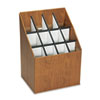 <strong>Safco®</strong><br />Corrugated Roll Files, 12 Compartments, 15w x 12d x 22h, Woodgrain