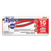 <strong>Ziploc®</strong><br />Double Zipper Storage Bags, 1 gal, 1.75 mil, 10.56" x 10.75", Clear, 250/Box