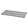 Industrial Wire Shelving Extra Wire Shelves, 48w x 24d, Black, 2 Shelves/Carton