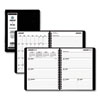 Aligned Weekly/Monthly Notes Planner, 8.75 x 7, Black Cover, 12-Month (Jan to Dec): 2023