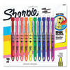 <strong>Sharpie®</strong><br />Liquid Pen Style Highlighters, Assorted Ink Colors, Chisel Tip, Assorted Barrel Colors, 10/Set