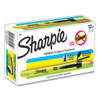 <strong>Sharpie®</strong><br />Retractable Highlighters, Fluorescent Yellow Ink, Chisel Tip, Yellow/Black Barrel, Dozen