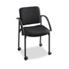 Moto Stack Chair, Supports Up To 250 Lb, Black, 2/carton