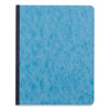Pressboard Report Cover, Two-Piece Prong Fastener, 3" Capacity, 8.5 x 11, Light Blue/Light Blue