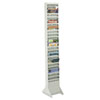 <strong>Safco®</strong><br />Steel Magazine Rack, 23 Compartments, 10w x 4d x 65.5h, Gray