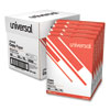<strong>Universal®</strong><br />Copy Paper Convenience Carton, 92 Bright, 20 lb Bond Weight, 8.5 x 11, White, 500 Sheets/Ream, 5 Reams/Carton