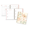 <strong>Cambridge®</strong><br />Leah Bisch Academic Year Weekly/Monthly Planner, Floral Art, 11 x 9.87, Floral Cover, 12-Month (July to June): 2023 to 2024