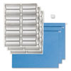 <strong>Smead™</strong><br />Colored Hanging File Folders with ProTab Kit, Letter Size, 1/3-Cut, Blue