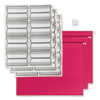<strong>Smead™</strong><br />Colored Hanging File Folders with ProTab Kit, Letter Size, 1/3-Cut, Red