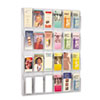 <strong>Safco®</strong><br />Reveal Clear Literature Displays, 24 Compartments, 30w x 2d x 41h, Clear