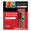 <strong>KIND</strong><br />Plus Nutrition Boost Bar, Dk ChocolateCherryCashew/Antioxidants, 1.4 oz, 12/Box