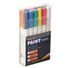 <strong>uni®-Paint</strong><br />Permanent Marker, Fine Bullet Tip, Assorted Colors, 12/Set