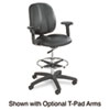 Apprentice Ii Extended-Height Chair, Supports Up To 250 Lb, 22" To 32" Seat Height, Black
