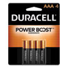 <strong>Duracell®</strong><br />Power Boost CopperTop Alkaline AAA Batteries, 4/Pack
