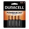 <strong>Duracell®</strong><br />Power Boost CopperTop Alkaline AA Batteries, 4/Pack
