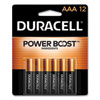 <strong>Duracell®</strong><br />Power Boost CopperTop Alkaline AAA Batteries, 12/Pack