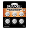 <strong>Duracell®</strong><br />Lithium Coin Batteries With Bitterant, 2032, 6/Pack