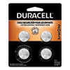 <strong>Duracell®</strong><br />Lithium Coin Batteries With Bitterant, 2032, 4/Pack