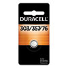 <strong>Duracell®</strong><br />Button Cell Battery, 303/357, 1.5 V, 6/Box