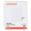 <strong>Universal®</strong><br />Top-Load Poly Sheet Protectors, Standard Gauge, Letter, Clear, 50/Pack