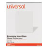 <strong>Universal®</strong><br />Top-Load Poly Sheet Protectors, Nonglare, Economy, Letter, 200/Box