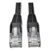 <strong>Tripp Lite</strong><br />CAT6 Gigabit Snagless Molded Patch Cable, 25 ft, Black
