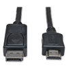 <strong>Tripp Lite</strong><br />DisplayPort to HDMI Adapter Cable, 3 ft, Black