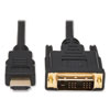 <strong>Tripp Lite</strong><br />HDMI to DVI-D Cable, Digital Monitor Adapter Cable (M/M), 6 ft, Black