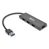 <strong>Tripp Lite</strong><br />Ultra-Slim Portable USB 3.0 SuperSpeed Hub, 4 Ports, Black
