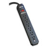<strong>Tripp Lite</strong><br />Protect It! Surge Protector, 6 AC Outlets, 6 ft Cord, 790 J, Black