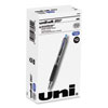 <strong>uniball®</strong><br />Signo 207 Gel Pen, Retractable, Medium 0.7 mm, Blue Ink, Smoke/Black/Blue Barrel, Dozen