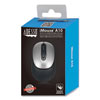 <strong>Adesso</strong><br />iMouse A10 Antimicrobial Wireless Mouse, 2.4 GHz Frequency/30 ft Wireless Range, Left/Right Hand Use, Black/Silver