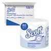 <strong>Scott®</strong><br />Essential 100% Recycled Fiber SRB Bathroom Tissue, Septic Safe, 2-Ply, White, 473 Sheets/Roll, 80 Rolls/Carton