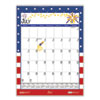 Recycled Seasonal Wall Calendar, Illustrated Seasons Artwork, 12 x 16.5, 12-Month (July to June): 2023 to 2024