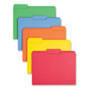 <strong>Smead™</strong><br />Colored File Folders, 1/3-Cut Tabs: Assorted, Letter Size, 0.75" Expansion, Assorted: Blue/Green/Orange/Red/Yellow, 100/Box