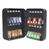 <strong>Honeywell</strong><br />24-Slot Key Box, 6.3 x 2.9 x 7.8, Steel, Black