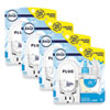 PLUG Air Freshener Warmer Start Kit, 6.54 x 2.99 x 5.98, Clear/White, 4/Carton