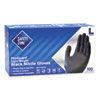 ProGuard Powder Free Nitrile Gloves, Large, Black, 100/Box