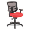Alera Elusion Series Mesh Mid-Back Swivel/Tilt Chair, Supports Up to 275 lb, 17.9" to 21.8" Seat Height, Red